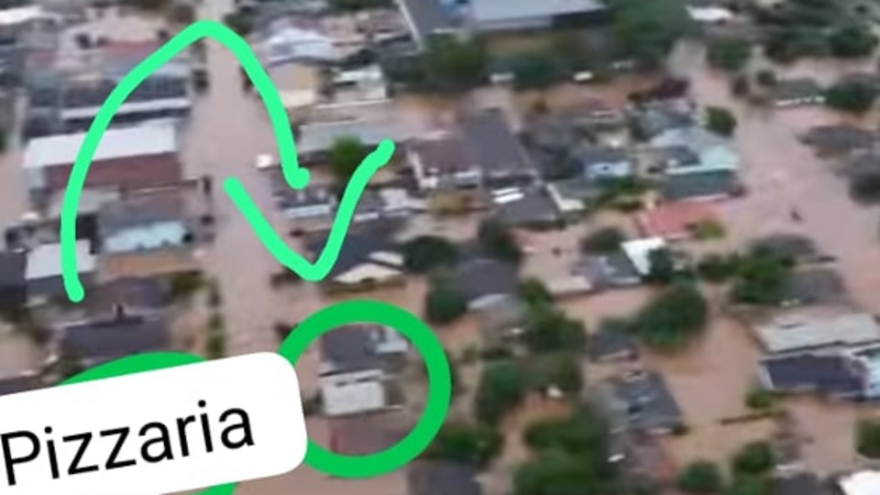 Ajuda a Pizzaria a se reerguer após a enchente 🙏