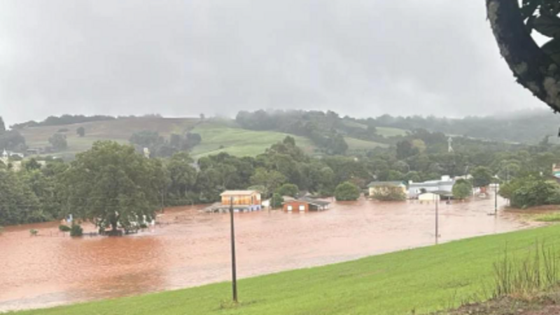 Enchente Gramado dos Loureiros - RS 