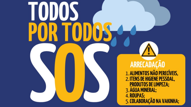 AJUDA PARA AS ENCHENTES