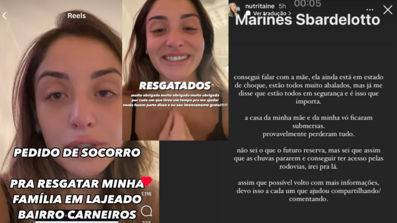 Ajuda para a família da Taíne Veronese