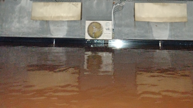 Perda total em enchente 