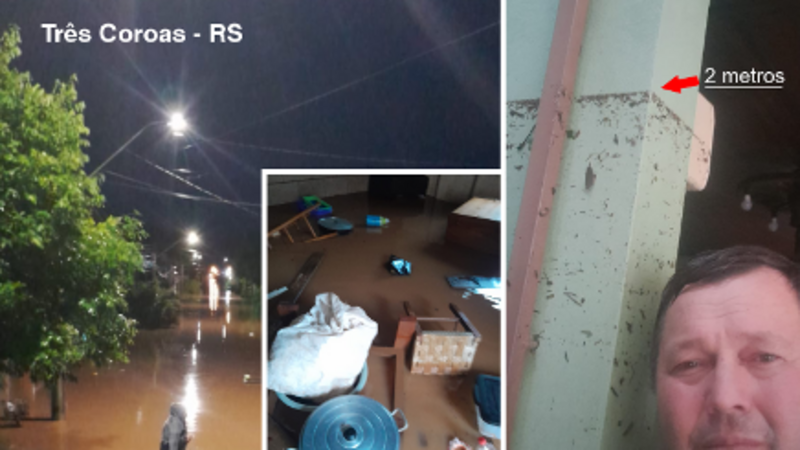 Ajude Célio Lamb - Enchente em Três Coroas-RS