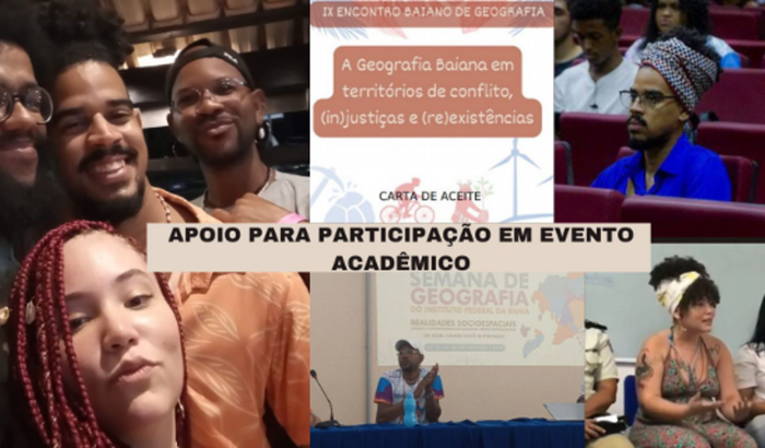 APOIE NOSSA IDA AO ENCONTRO BAIANO DE GEOGRAFIA EM BARREIRAS