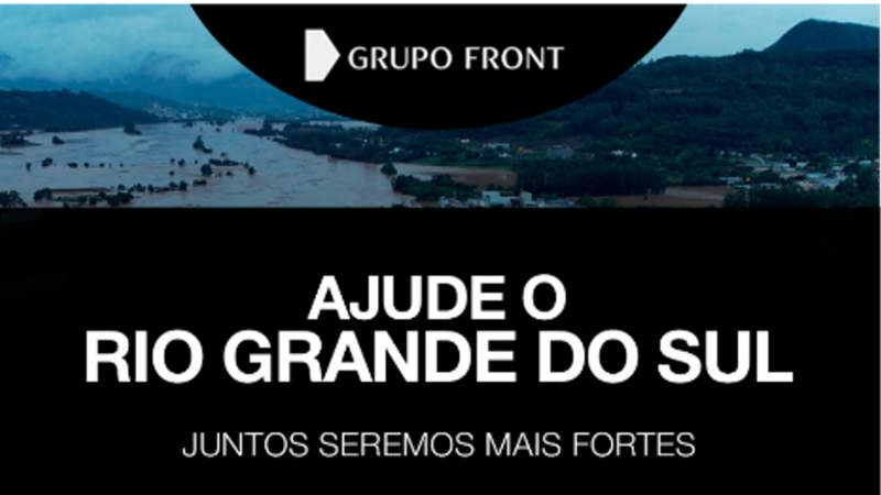 Ajude o RS - Campanha GRUPO FRONT