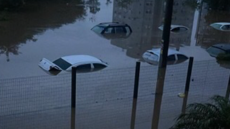 Enchente Fátima Canoas 