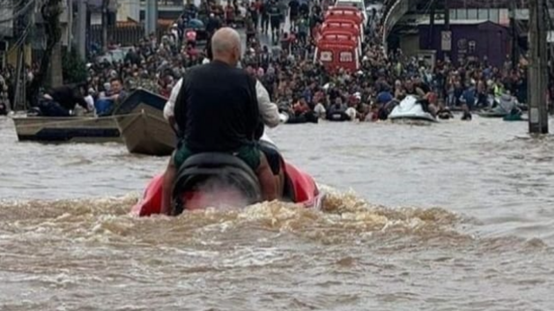 Enchentes Canoas - Rio Grande de Sul 