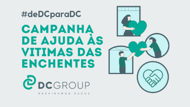 imagem da vaquinha 🌟 Campanha de Ajuda às Vítimas das Enchentes - DC Group Saúde🌟