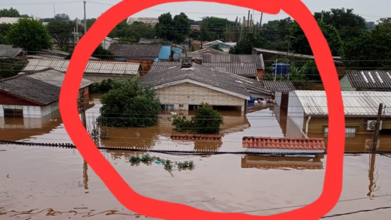 Pais de Amigo perdem tudo na enchente