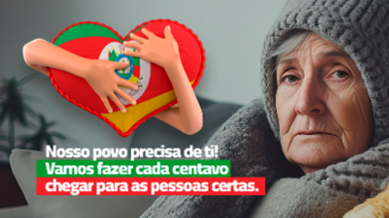 Vakinha - Ajuda RS - Compra Cobertores, Toalhas e Roupas Íntimas