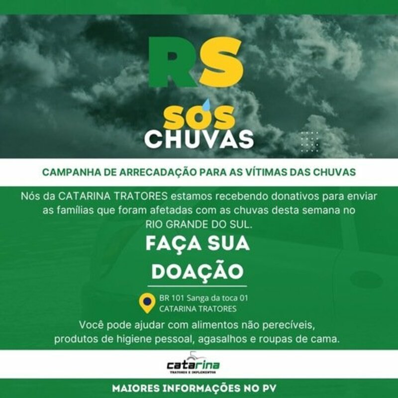 SOS RIO GRANDE DO SUL CATARINA TRATORES