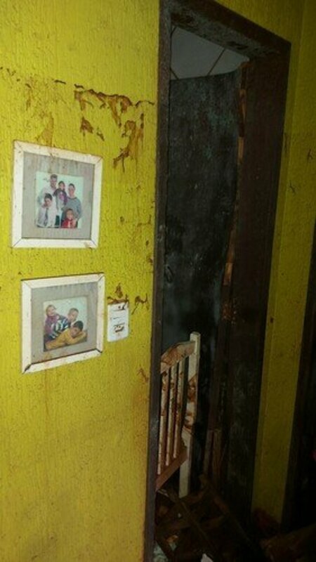 Suelen e familia vitimas da enchente RS.