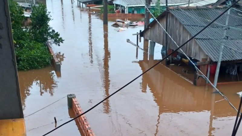 Enchente em Eldorado 