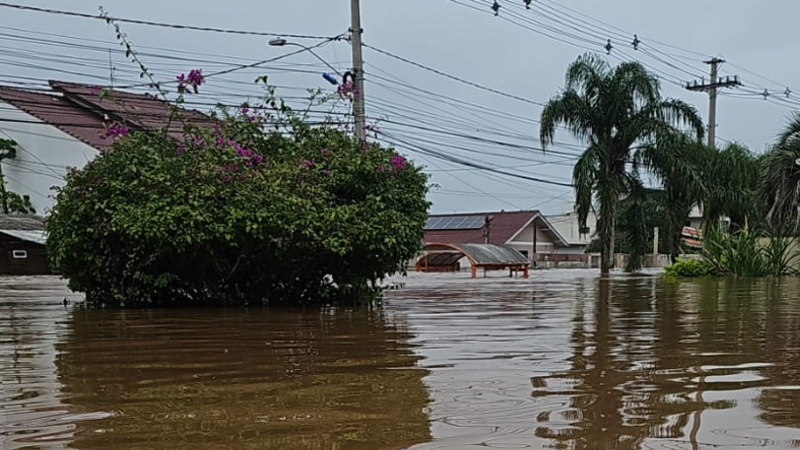 CANOAS - MARIA CORTEZI ENCHENTE RUA GUAPORE