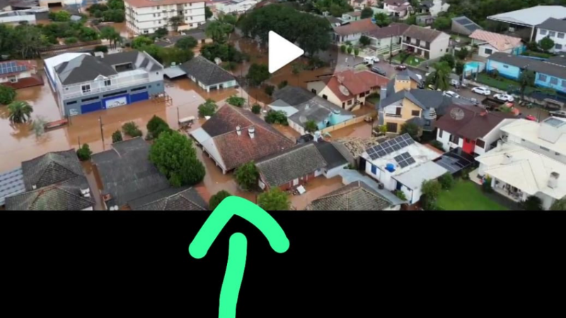 Rebuilding homes after massive flood disaster in Brazil 