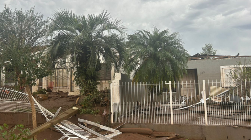 Perdemos tudo na enchente