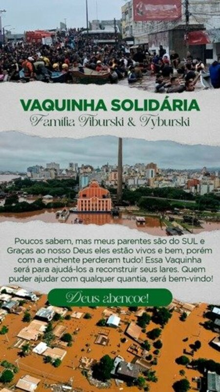 Ajuda aos tios Gaúchos/ Família Tiburski.