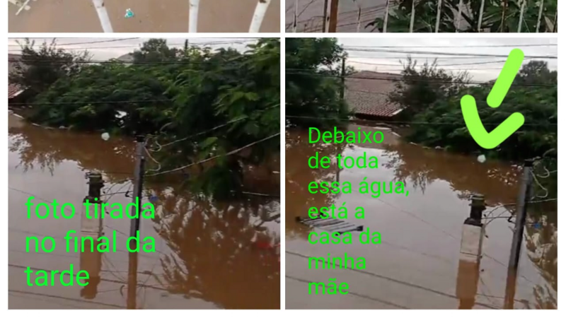 Enchente Canoas, Rio Grande do Sul, ajude a mãe do Alexandre Suvay.