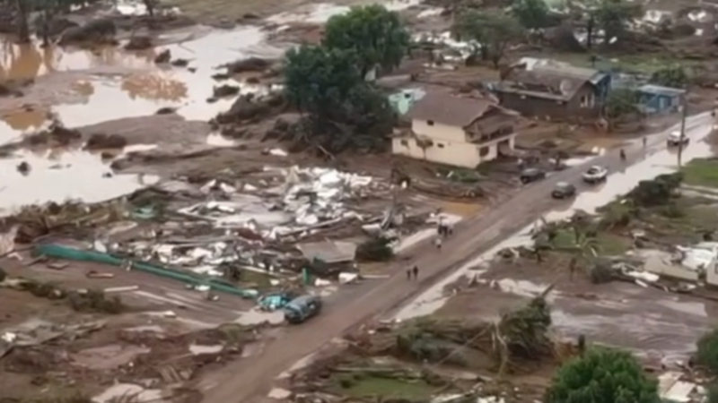 Desabrigados da enchente do RS