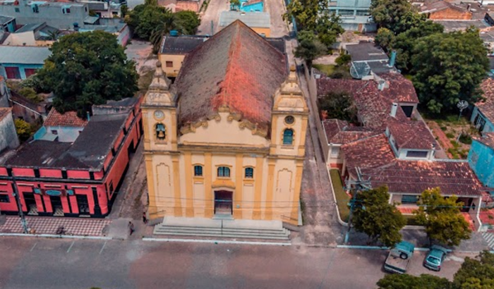 Pintura da Igreja Matriz de Santa Vitória do Palmar