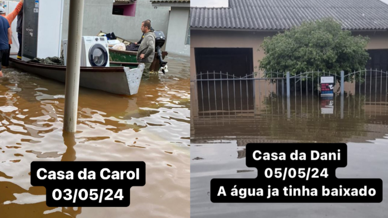 Ajude a Carol, Dani e os pais da Lê a reconstruirem suas casas