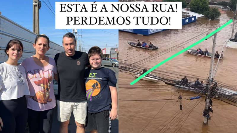 PERDEMOS TUDO NA ENCHENTE 