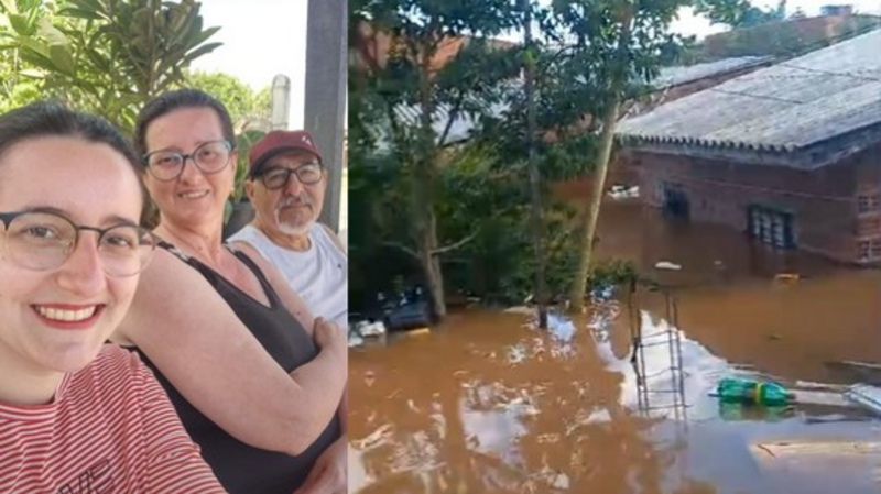 Enchente (Santo Afonso) - Pedro, Marlete e Jéssica
