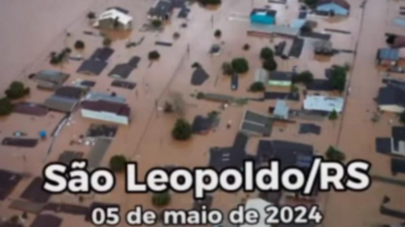 Uma mão amiga - Enchente em São Leopoldo/RS 