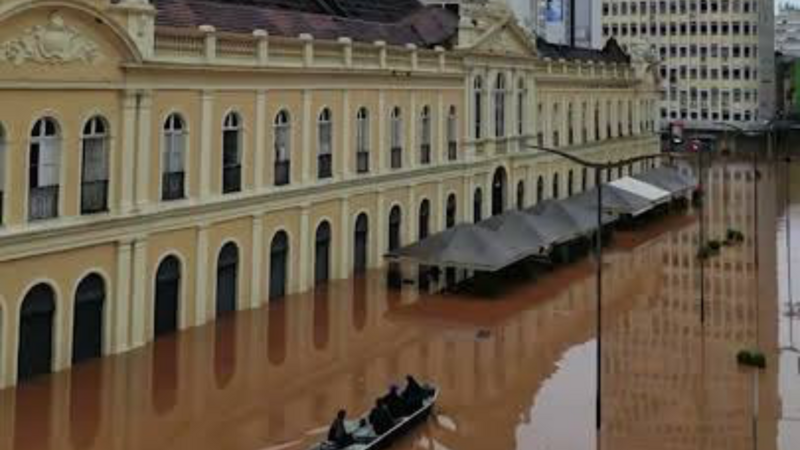 Produtos de higiene para vítimas das enchentes 