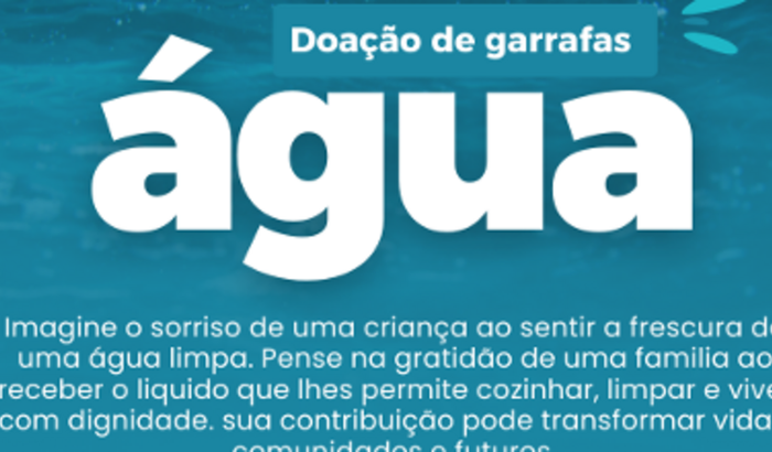 Nos ajude a comprar fardos de água para doarmos para as vitimas no Rio Grande do Sul