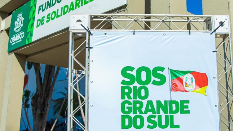 Arrecadação de doações para o Rio Grande do Sul