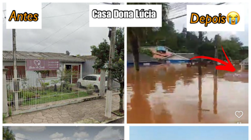 Ajude Dona Lúcia e o Gerson Reconstruírem seus lares devastados pelas enchentes no RS