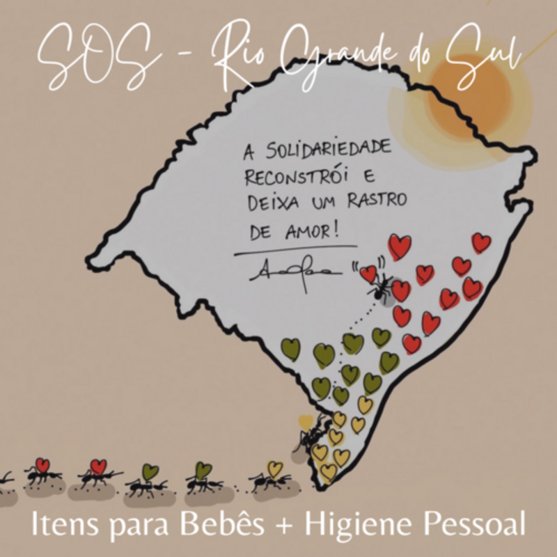 SOS RS - BEBES + KIT HIGIENE PESSOAL