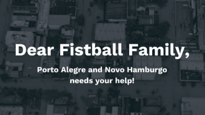 Fistball together with Rio Grande do Sul floods