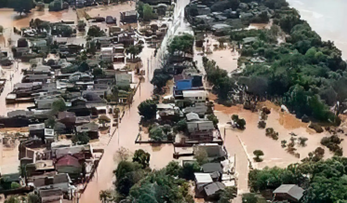 Rio Grande do Sul chora.