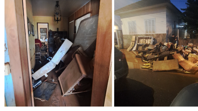 Enchente RS.  Eu e minha mãe perdemos tudo na enchente 