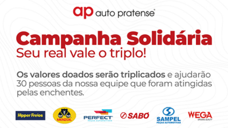Campanha solidária - Equipe Auto Pratense