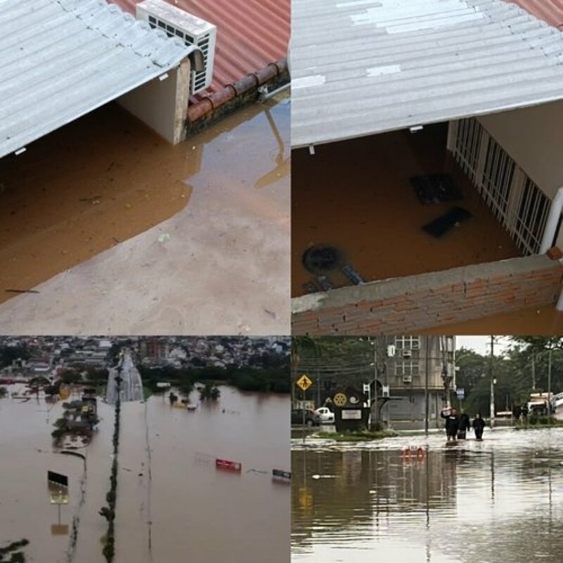 Ajuda para reestruturar nossa casa está embaixo d'água
