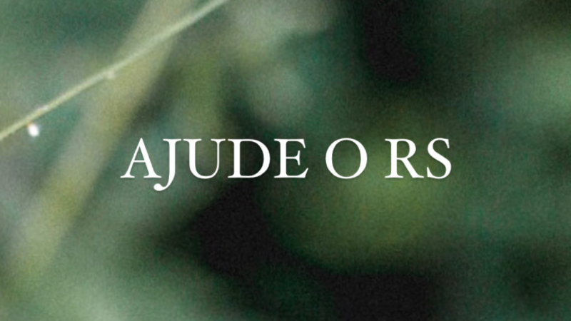 Ensaio solidário para o RS 