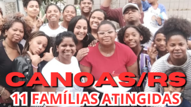 SOS ENCHENTE/RS: 11 FAMÍLIAS PERDERAM TUDO