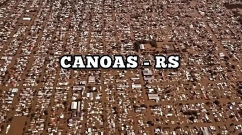 Ajuda para idosos que tiveram suas casas atingidas na enchente de Canoas/RS. 