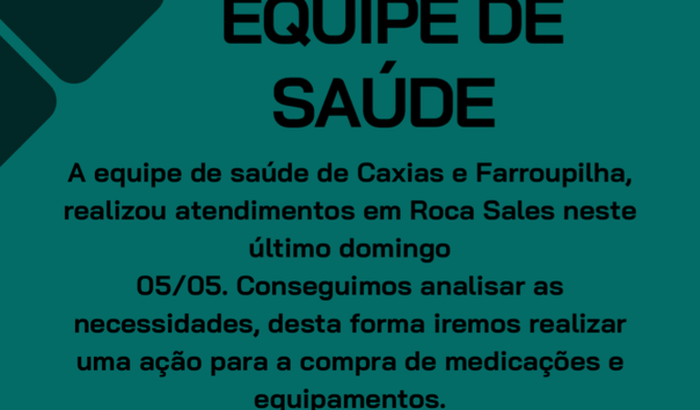 Saúde Serra Voluntariado - SOS Enchentes