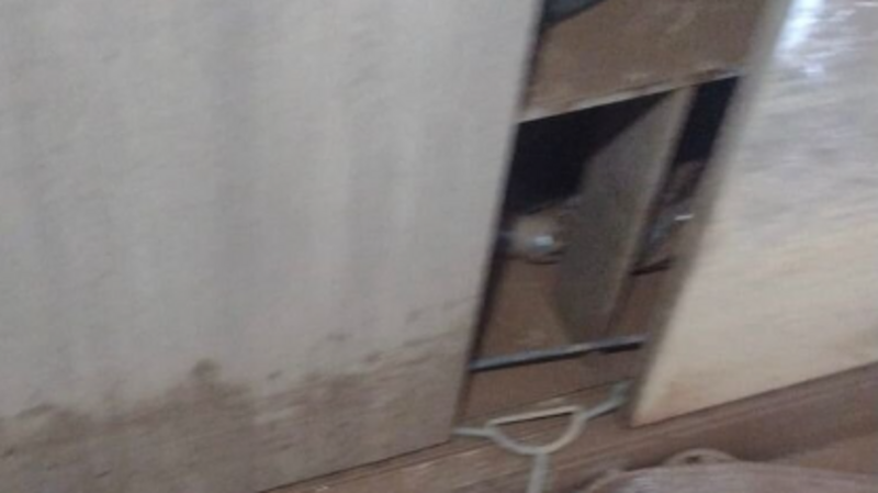 Minhã mãe perdeu tudo na enchente