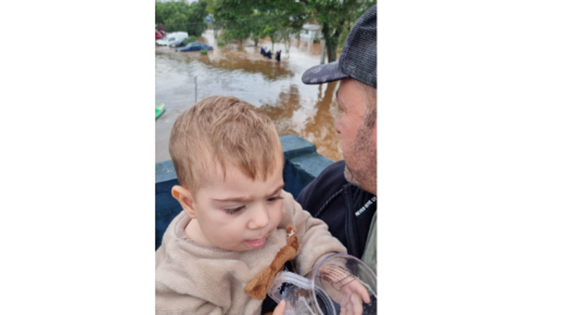 Ajuda para Mirla K. e Fabiano C. moradores de Eldorado do Sul.