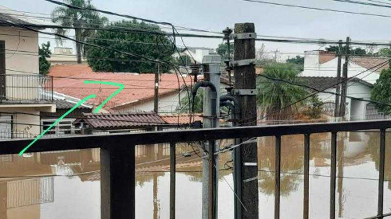 Ajude a professora Nair na enchente do Rio Branco, Canoas.