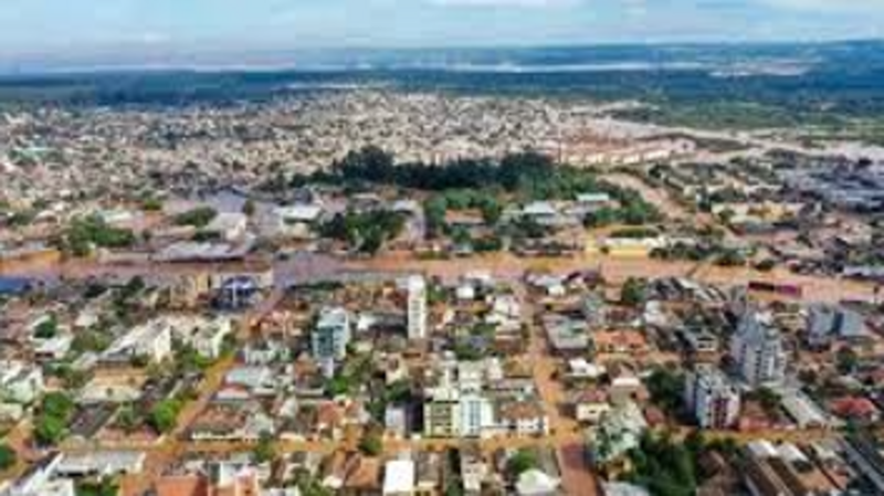 Casas alagadas São Leopoldo - RS