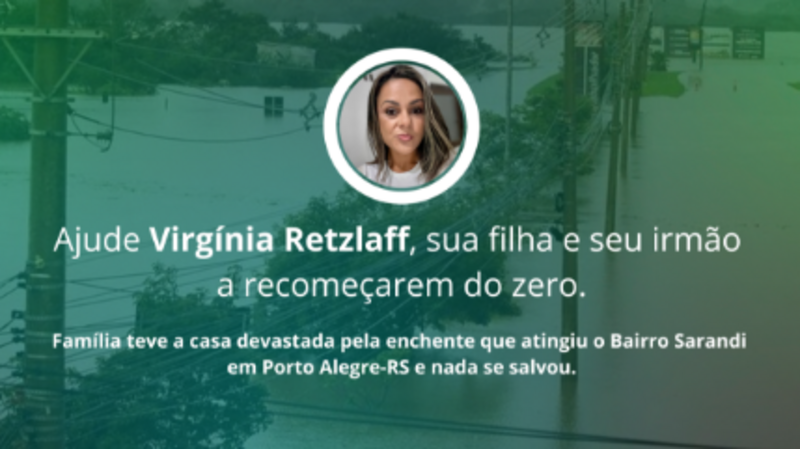 Ajuda para Virgínia Retzlaff - Bairro Sarandi, Porto Alegre-RS 