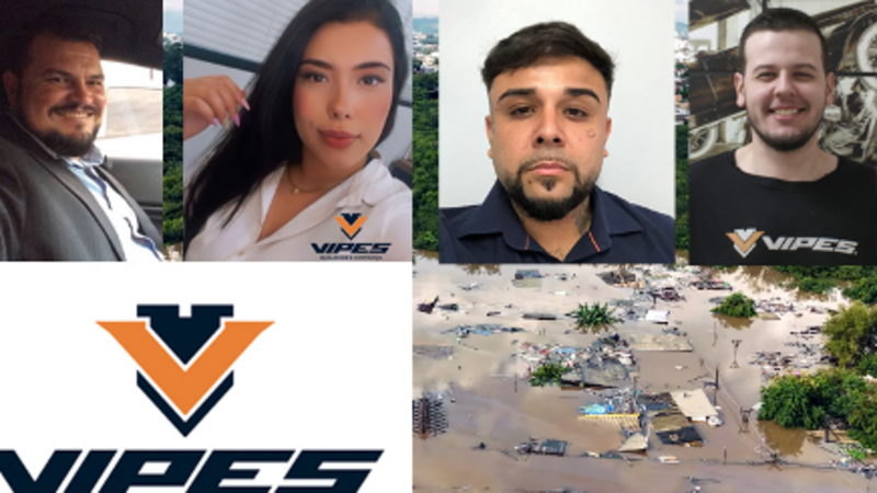 ENCHENTE COLABORADORES DA VIPES DO BRASIL