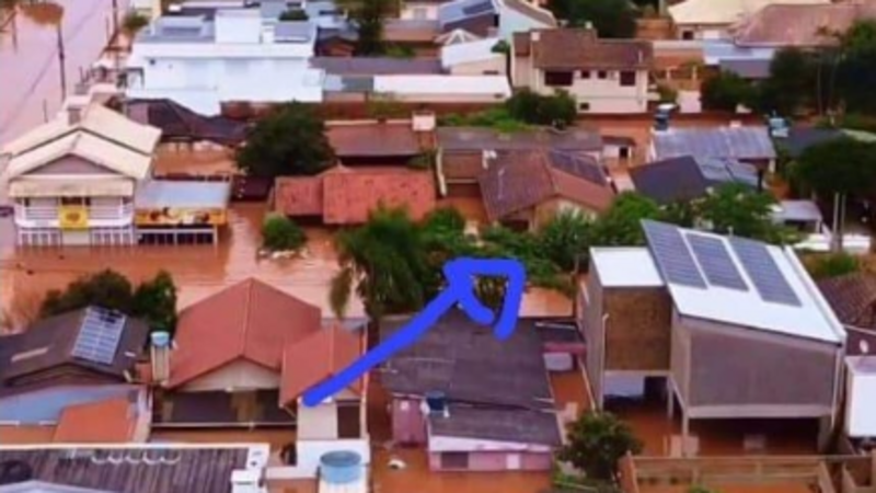 Recuperar casa da Cristina Muller, perdida na enchete do RS