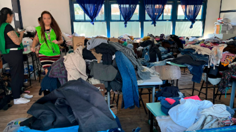 Ajuda enchente Sul - Abrigo Escola Ildo Meneghetti - Canoas