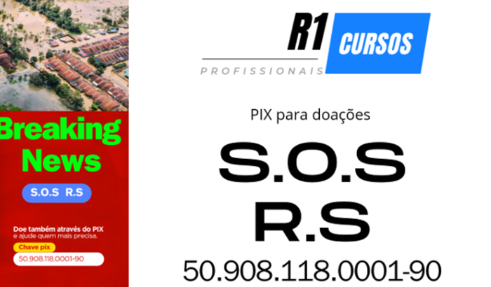 Ajuda para os desabrigados do R.S
